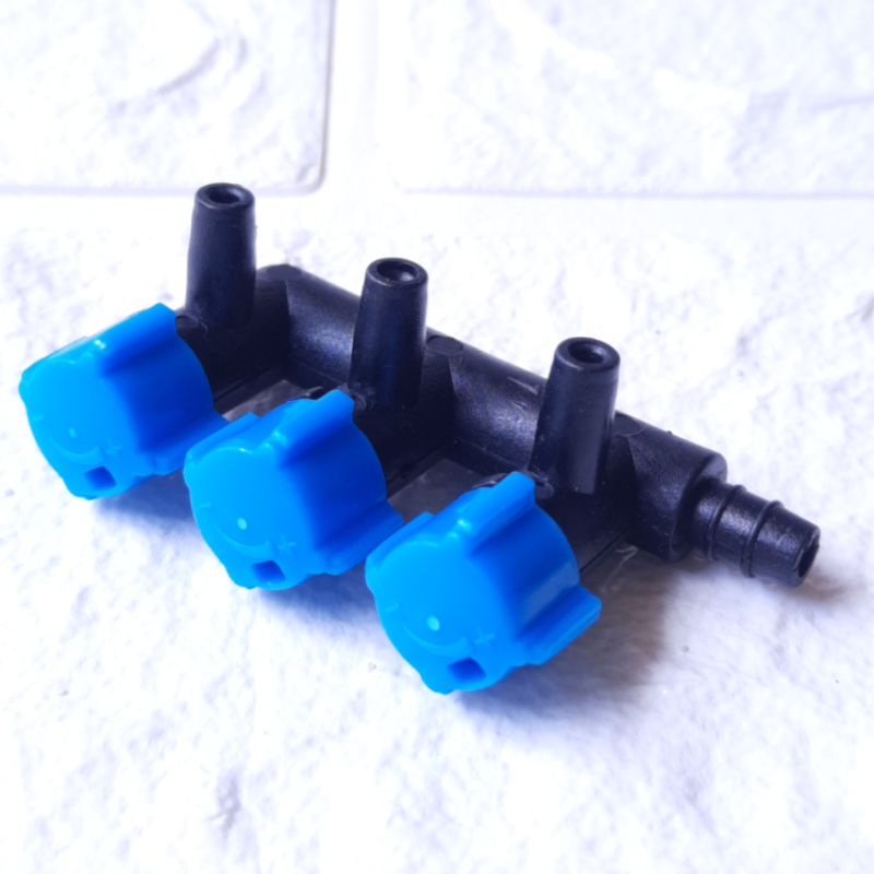 Kran Aerator 2 3 Cabang 2 Way 3 Way lubang Udara aquarium hidroponik kultur artemia