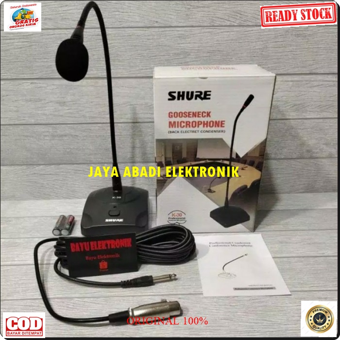 G486 SHURE MIC KABEL MEJA TABLE LEHER ANGSA CONDENSOR MIMBAR PODIUM KARAOKE LEGENDARY DYNAMIC MIKROPON MIK MICROPHONE CARDIOID MIKROPHONE MEETING METING CABLE VOKAL ARTIS VOCAL AUDIO SOUND SISTEM PROFESIONAL PRO PENGERAS SUARA HIFI SUARA SENSITIF MC PIDAT