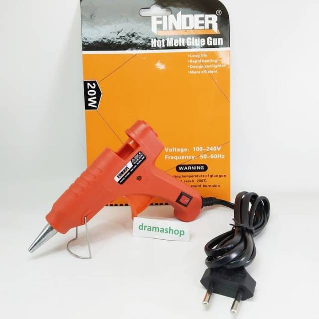 Alat Tembakan Lem Bakar Glue Gun Kecil saklar Switch On Off finder