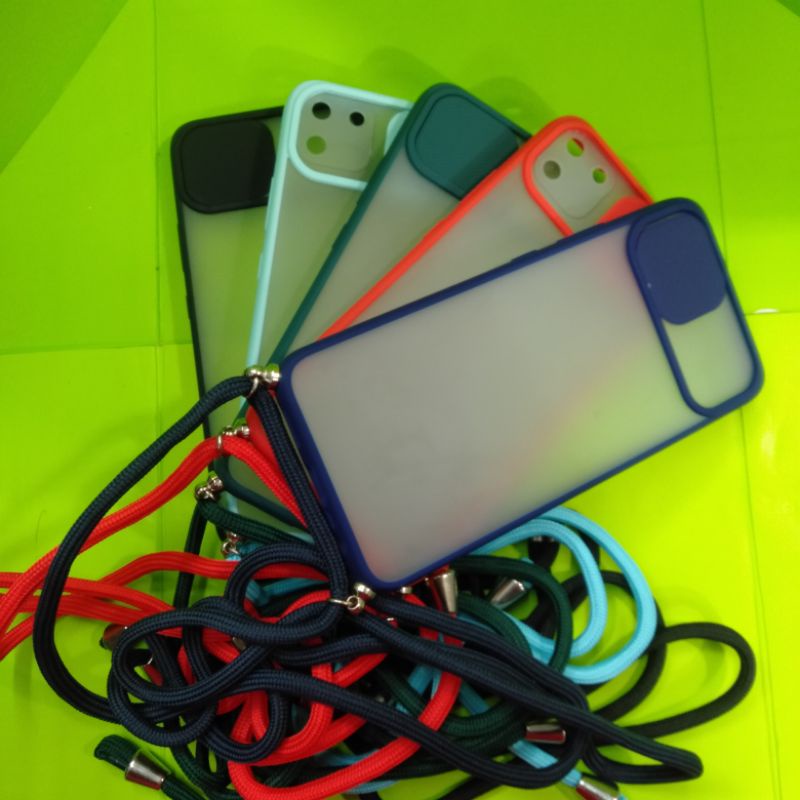 case Dove Realme C11 dilengkapi tali dan tutup kamera belakang