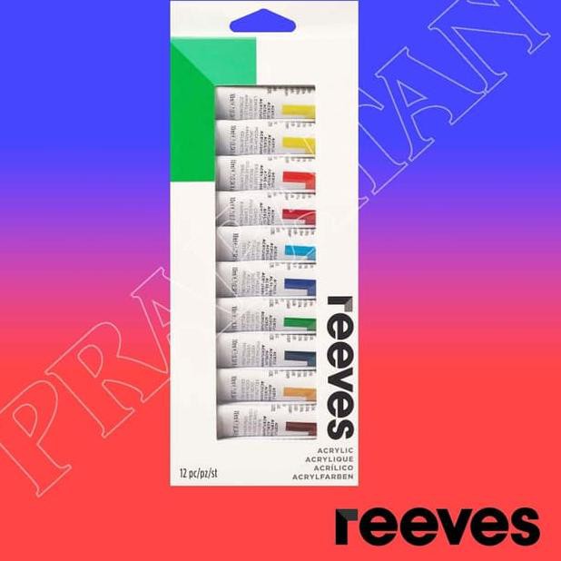 

۞ Cat Akrilik Reeves / Acrylic Paint set 12 warna ❋