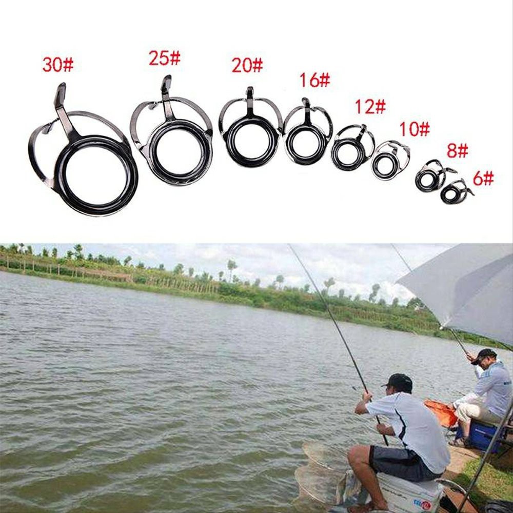 Ring Guide Cincin Joran Pancing isi 8pcs / Ring Guide 2 Kaki