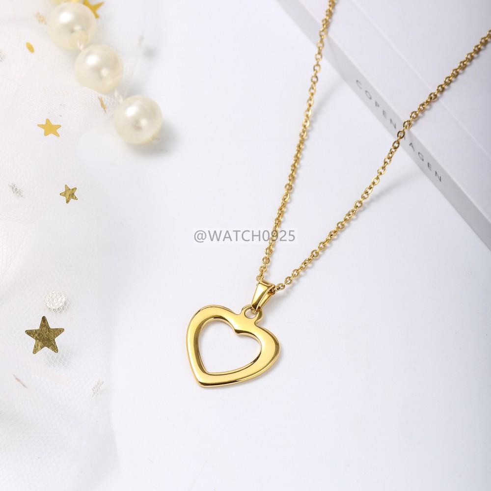 【CELEB】Simple Pendants Necklaces Women Man Charm Collar Jewelry Korean Design Romantic Choker S52