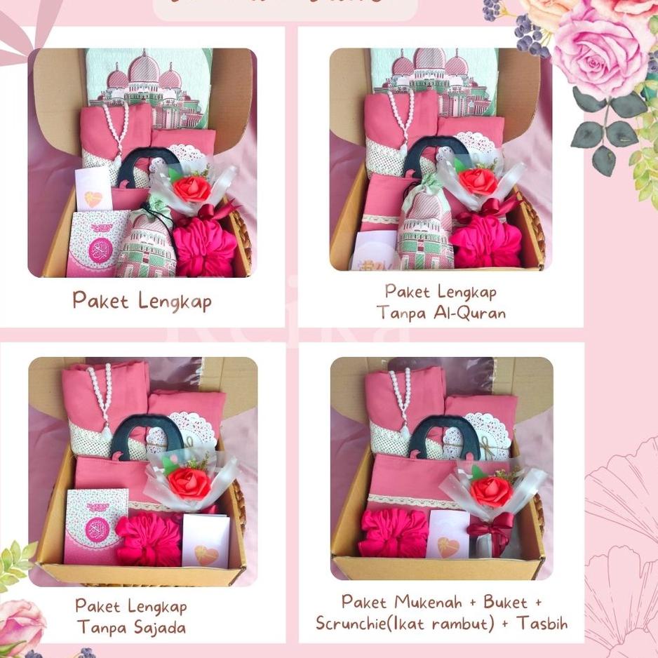 

Sale MWLWF Hampers Mukenah Al Quran | Kado mukena dewasa hampers alquran islam cewek wanita wedding birthday ultah pacar hampers lebaran idul fitri ied hampers sajadah travel tasbih seserahan seperangkat alat sholat paket mukena kado ibu hampers mukena ka