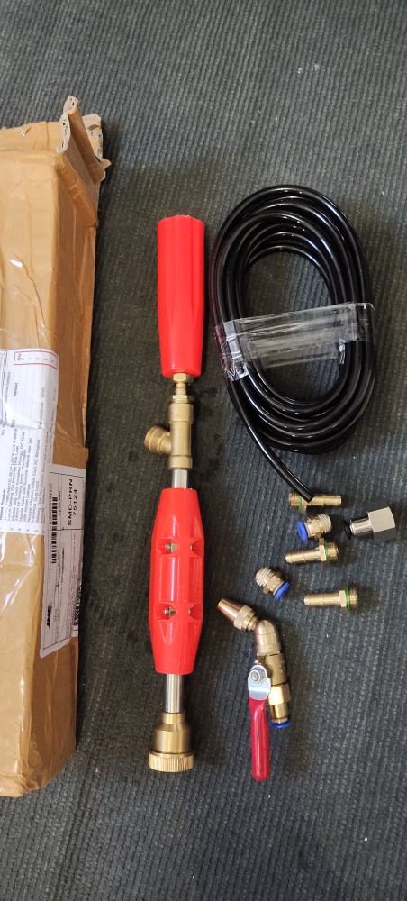 Nipple Pneumatic Slip Lock 1/4 X 6mm Lurus Selang Pu 6mm Ke Drat Luar