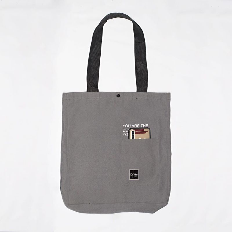 Tote Bag Kuliah Simple - Totebag Kanvas