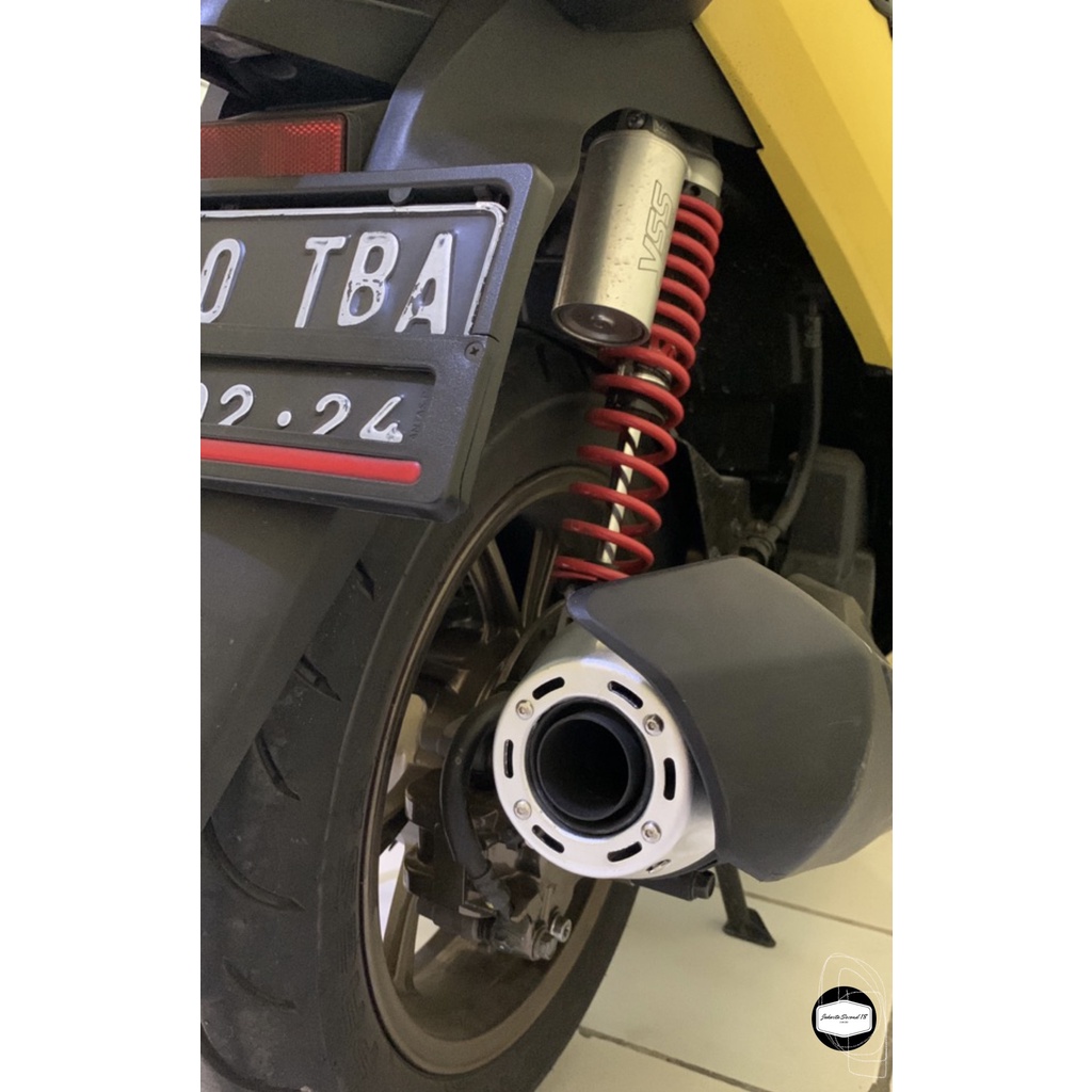 CORONG KNALPOT END MUFFLER FULL CNC BEAT SCOOPY  VARIO 125 DAN 150 OLD DAN KNALPOT CMS VARIO 110 DAN KNALPOT YANG ADA MONCONG