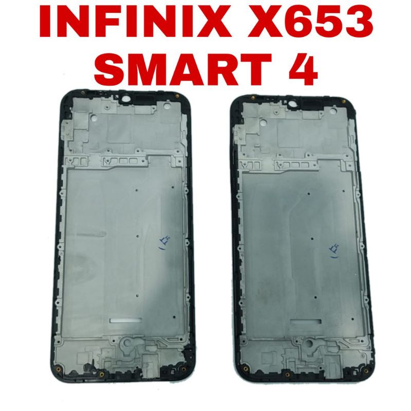 Frame Tulang Tengah Lcd Tatakan Dudukan Bezzel Bezel Infinix Smart 4 X653 Original