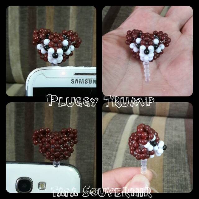 Pluggy / Earplug / Gantungan Hp Trump