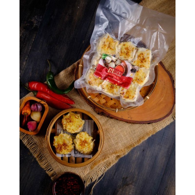

Dicubi Dimsum Mozarella Frozen pack / dimsum premium
