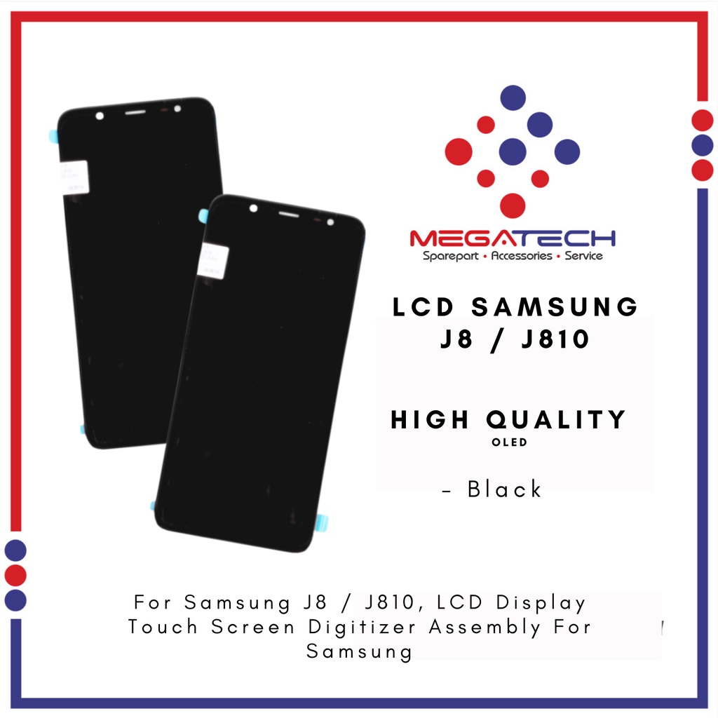 LCD Samsung J8 2018 / J810 Fullset Touchscreen - OLED