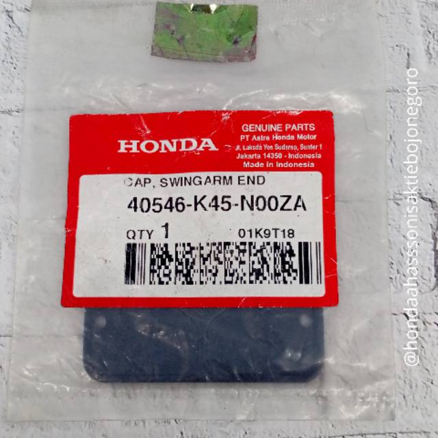 CAP SWINGARM END TUTUP SWING ARM HONDA CB150R LAMA ORIGINAL 40546K45N00ZA