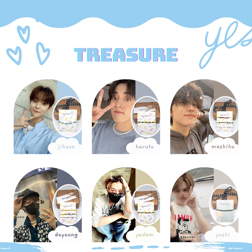 TREASURE BRACELET  | GELANG KPOP DOYOUNG JIHOON HARUTO YEDAM YOSHI MASHIHO TREASURE