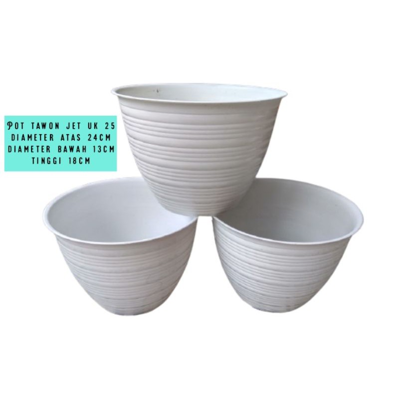 Terlaris Pot Tanaman-bunga 24cm Motif Tawon No.25 (jet Guci) /tawon Uk 25/pot Tawon Putih/pot Tanaman Hias 9Yd3AZWUnVZ5VQ
