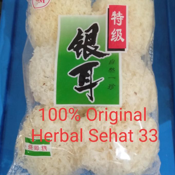 

TERMURAH jamur putih/white fungus/jamur salju 100 gr Kode 312