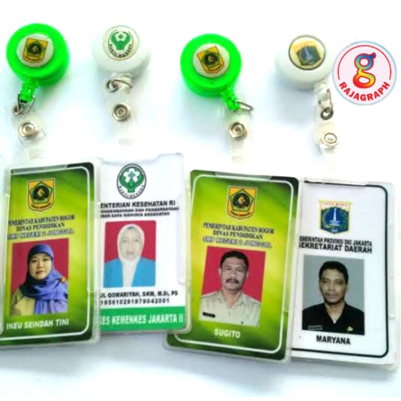 

ID Card/Tanda Pengenal + Holder + Tali Keong