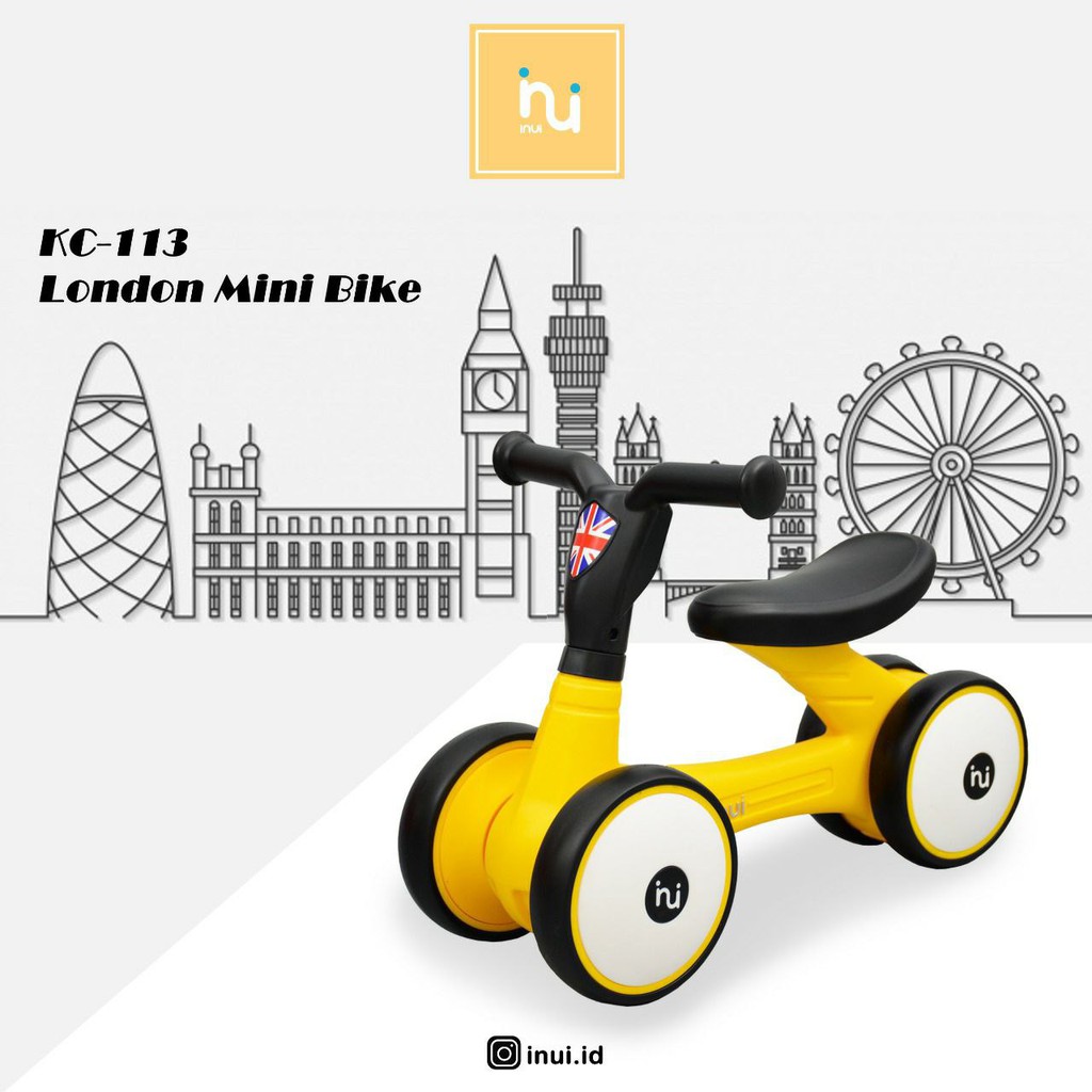 Labeille Inul London Mini Bike KC-113 Sepeda Dorong Anak