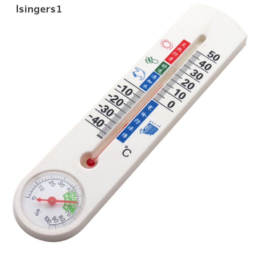 (lsingers1) Termometer / Higrometer Analog Tempel Dinding Untuk Rumah