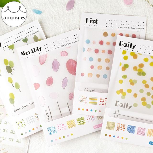 

Diary | Daily Weekly Monthly List Planner Transparent Butter Paper Memo Pads