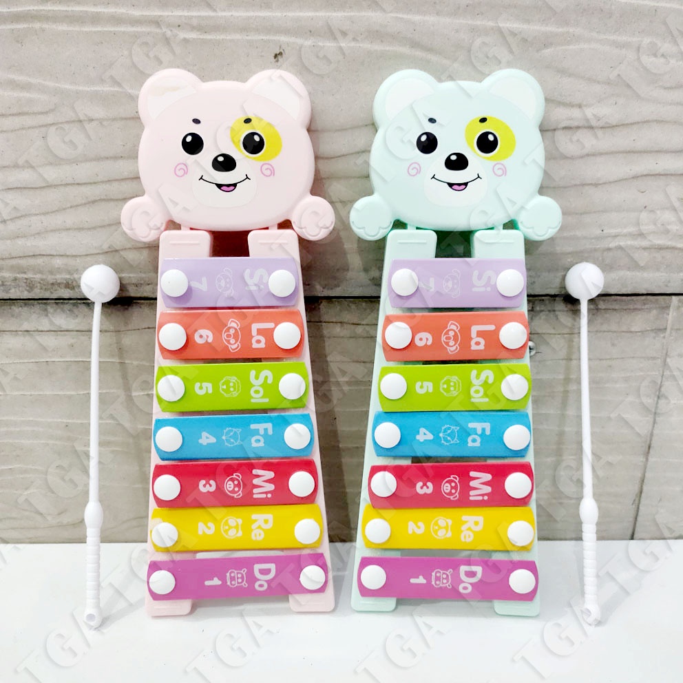 Xylophone Bear Mainan Alat Musik Kolintang Anak