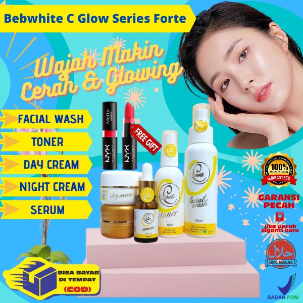 BEBWHITE C SKINCARE ORIGINAL GLOW SERIES / ACNE SERIES BEBWHITEC BBC SERUM WAJAH SKINCARE PRIA BN29