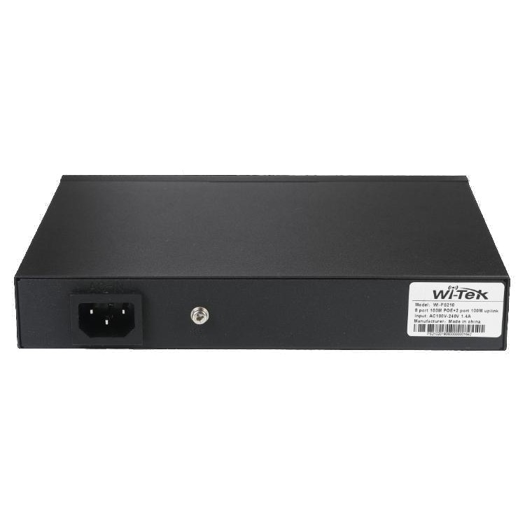 Wi-Tek WI-PS210 10-Port 48V 100Mbps PoE Switch with 8-Port PoE Witek