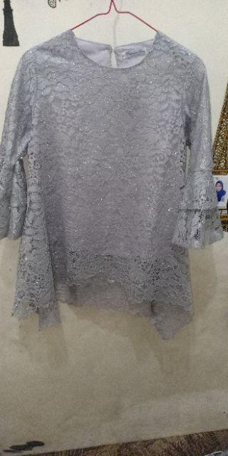 Couple Pinkan Silver/batik/brukat/baju Kondangan