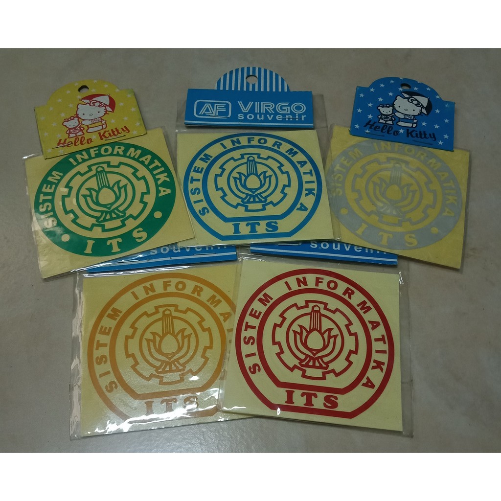 Jual [MERCHANDISE ITS] STIKER VIRGO CUTTING LINGKARAN - JURUSAN ITS ...