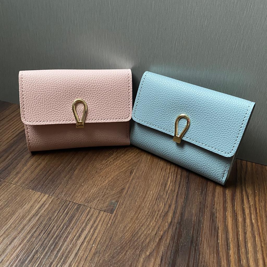 Dompet fashion korea wanita cewek model lipat multi fungsi dengan multicard bahan premium DC020