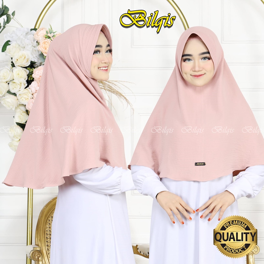 BERGO CRINKLE AIRFLOW JILBAB INSTAN CRINKLE AIRFLOW BERGO INSTAN (L)