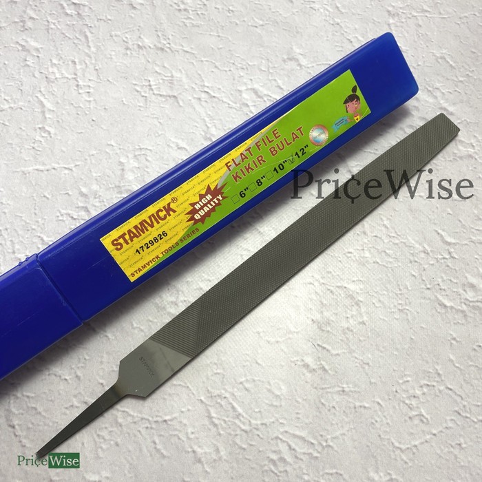 Kikir Plat Gepeng 12" Stamvick / Kikir Flat / Flat File