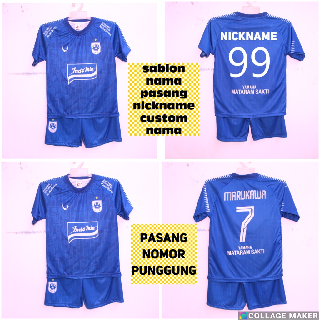 jersey baju bola psis semarang/setelan baju bola marukawa psis semarang