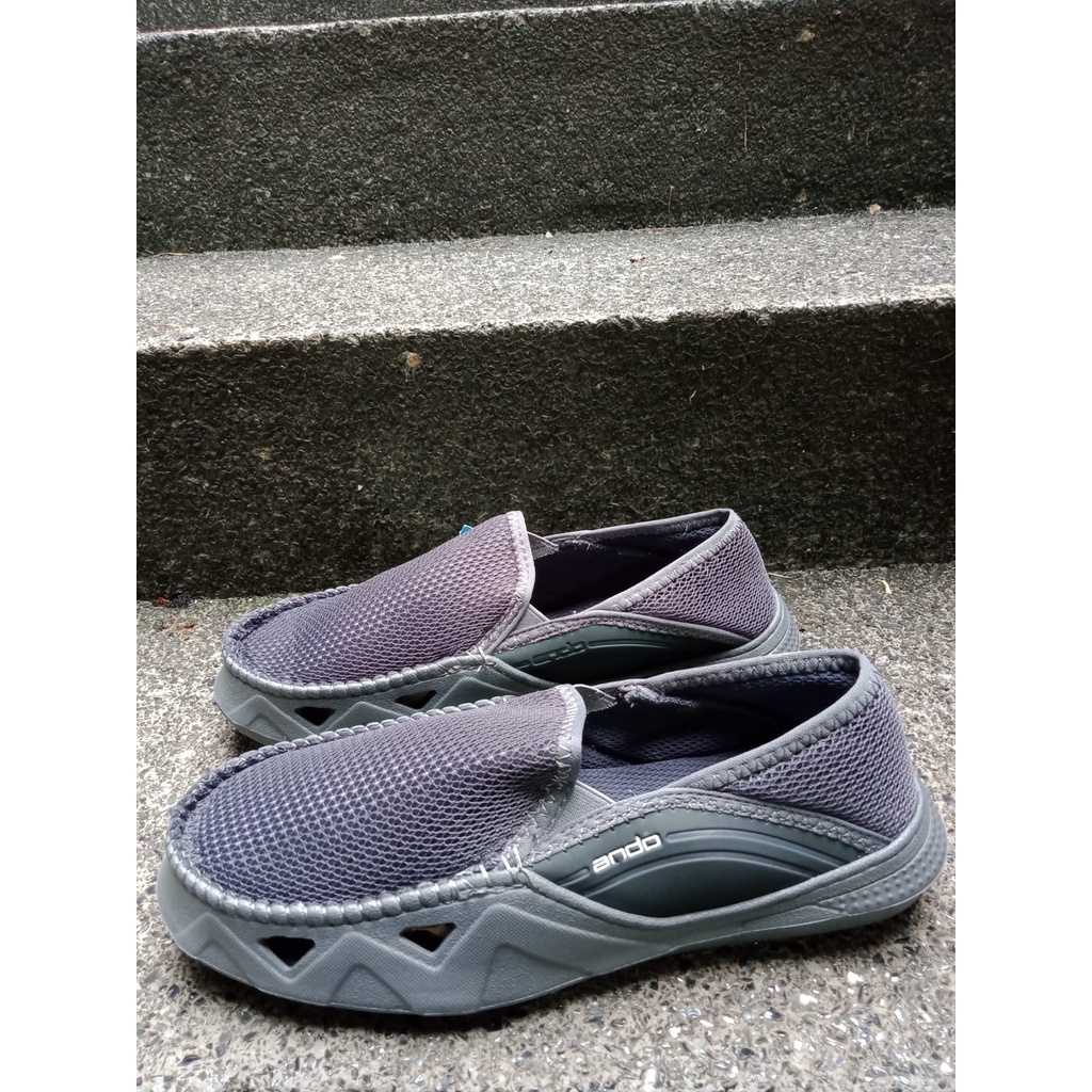 [BISA BAYAR DITEMPAT] SEPATU PRIA SLIP ON ANDO QUARTZ&amp; ANDO BEST 39-43