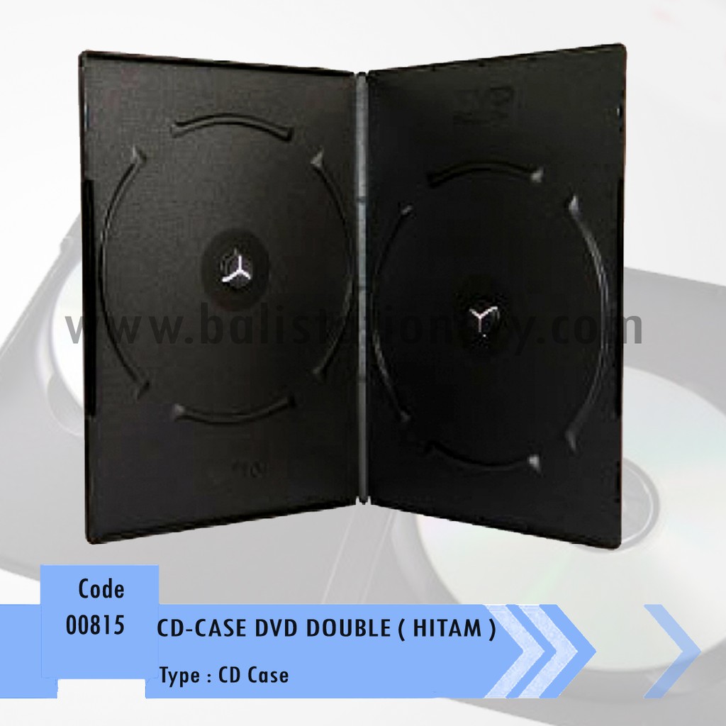 CD-CASE DVD DOUBLE ( HITAM )