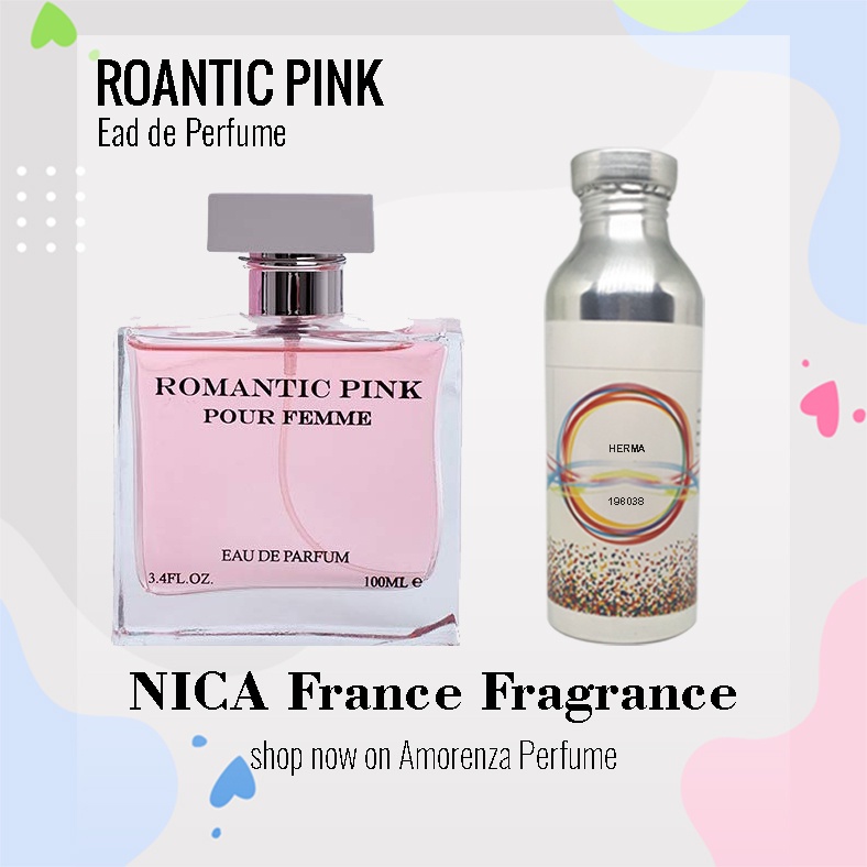 Bibit Parfum Murni ROMANTIQ PINK - PLAQUE NICA FRAGRANCE