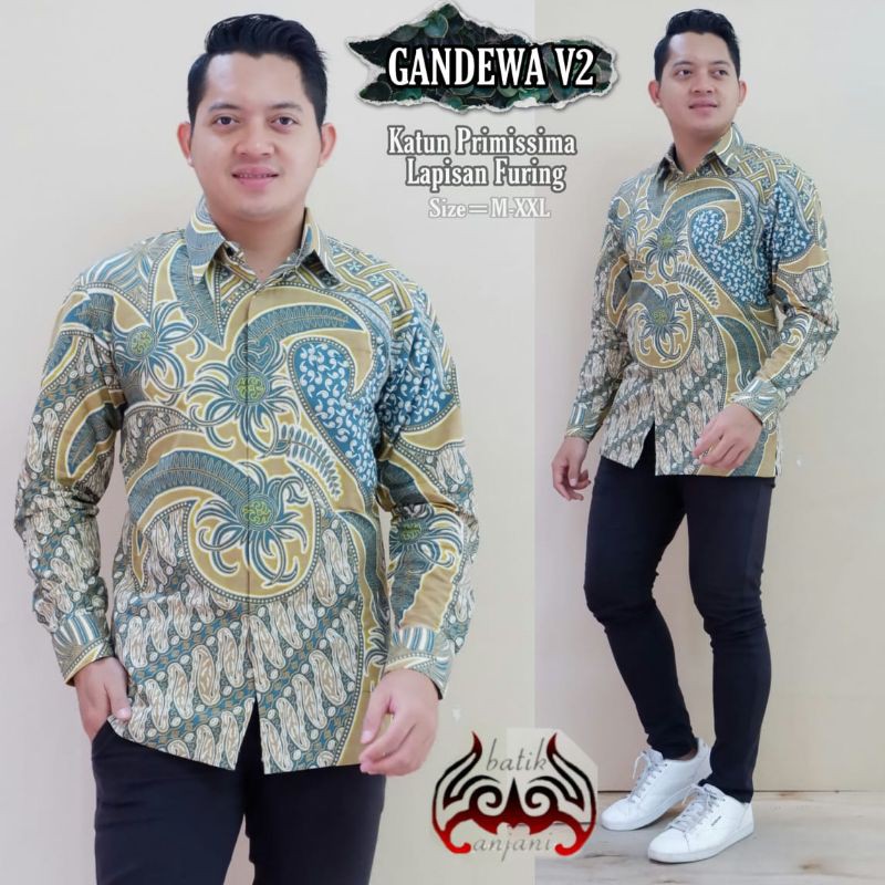 Gandewa baju batik fullfuring bahan katun primissima