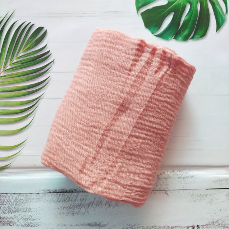 fanissahijab || PASMINA CRINKLE PREMIUM / VISCOSE CRINKLE SHAWL-CRINKLE MACARON