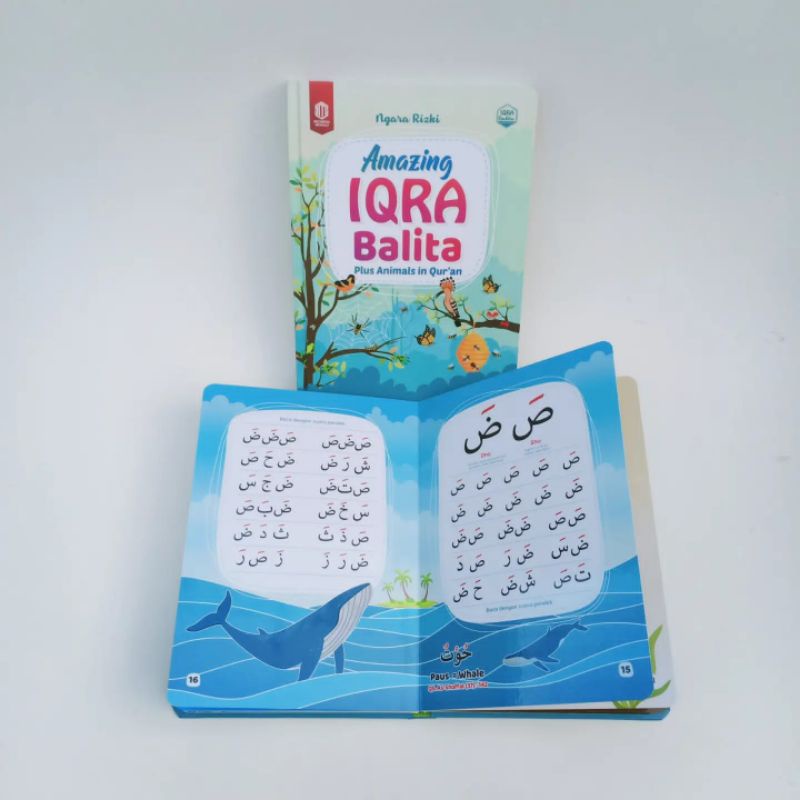Boardbook Amazing Iqra Balita 2 - 4 tahun Seri Hewan Dalam Al Qur'an