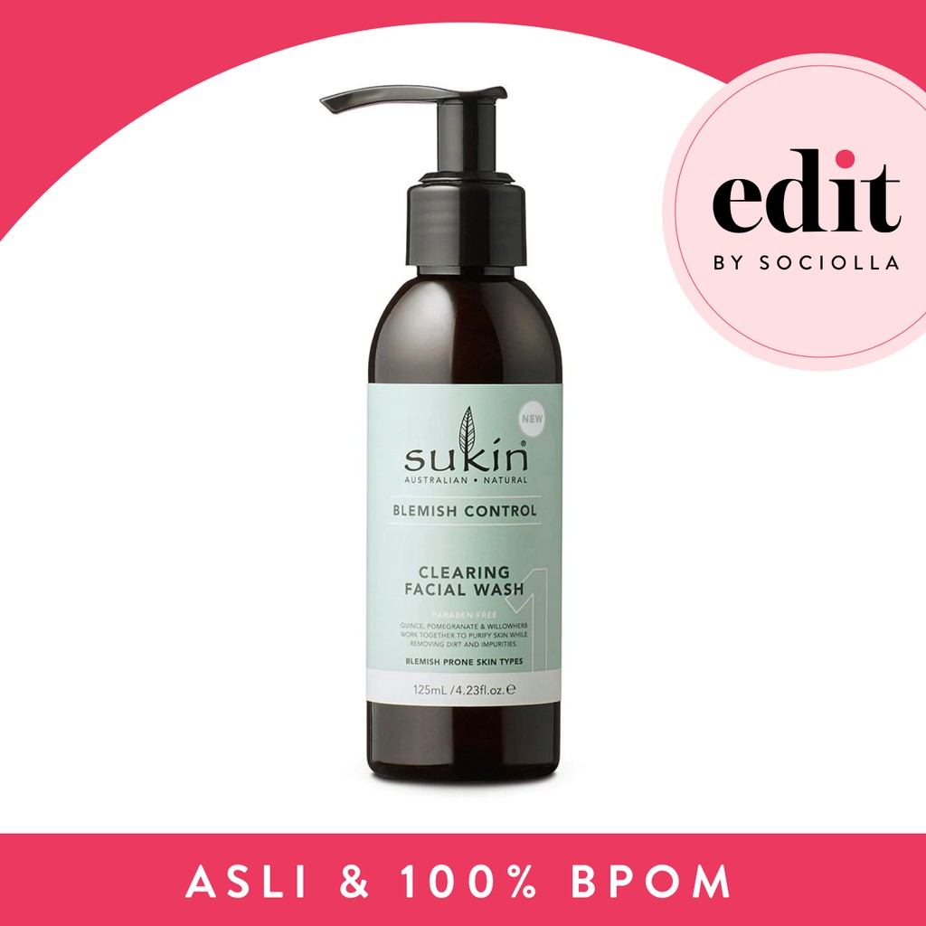 

Sukin Blemish Control Clearing Facial Wash - size: 125 ml Edit by Sociolla