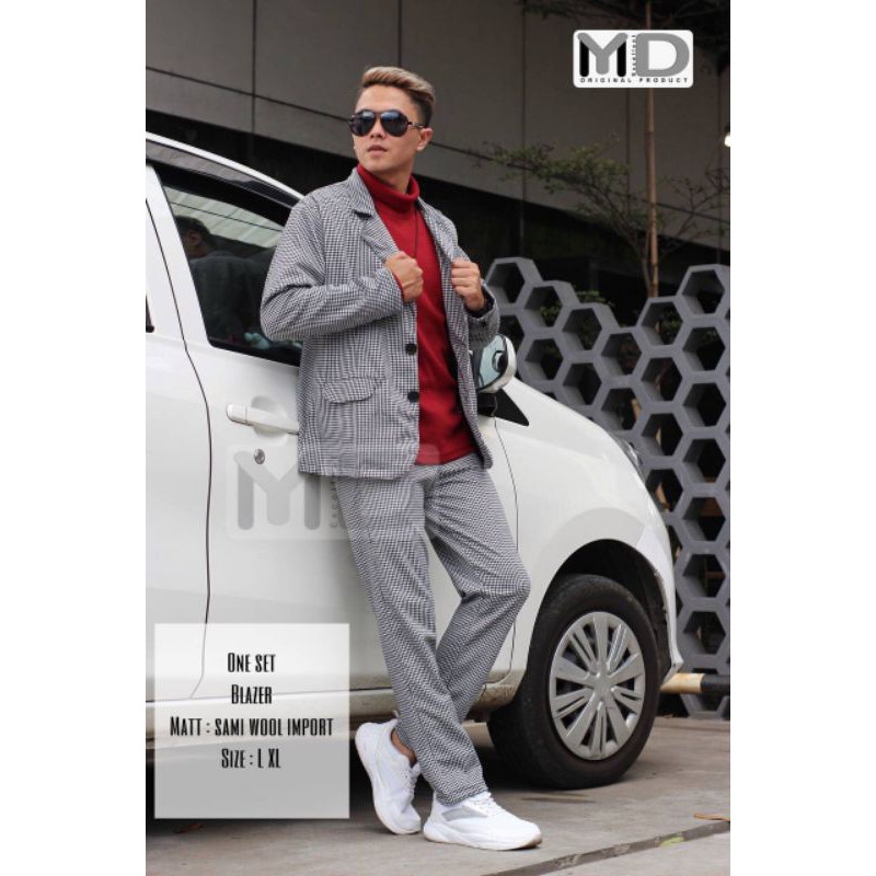 Jas motif kotak pria / jas kotak pria / blazer kotak cowo / setelan jas keren terlaris blazer tartan