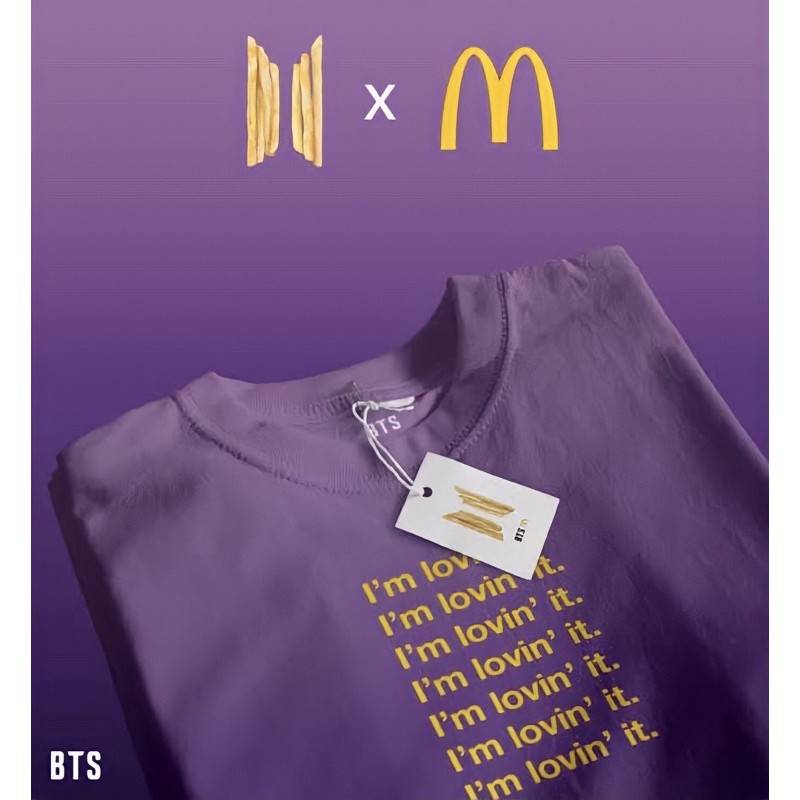 T-Shirt Mcd x BTS Purple