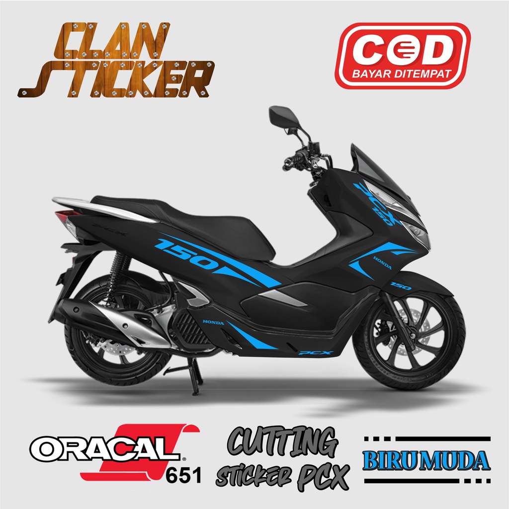 Cutting Sticker PCX 150 Honda Striping Stiker Aksesoris Motor 12 Lis Body Variasi 160 Abs Terbaru