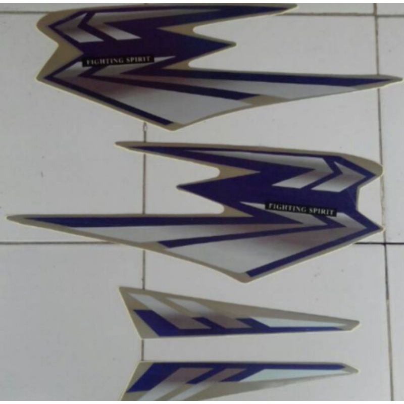 Striping stiker Lis RX king tahun 2002 Silver