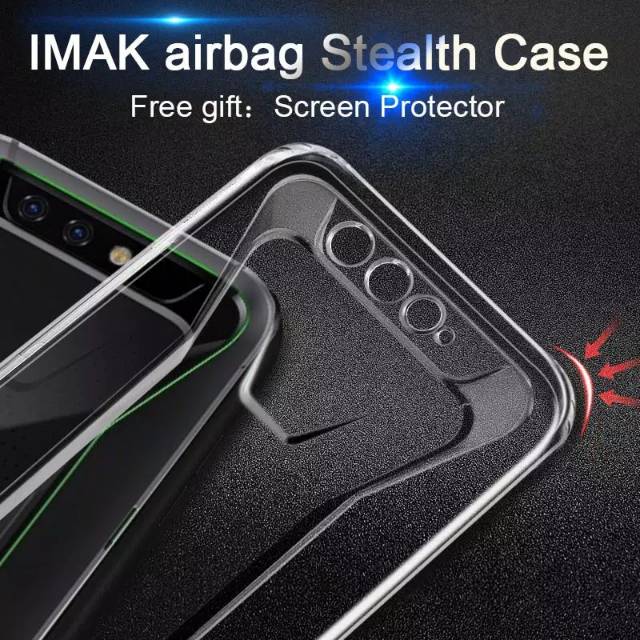 IMAK Black Shark Blackshark case casing cover free Screen protector