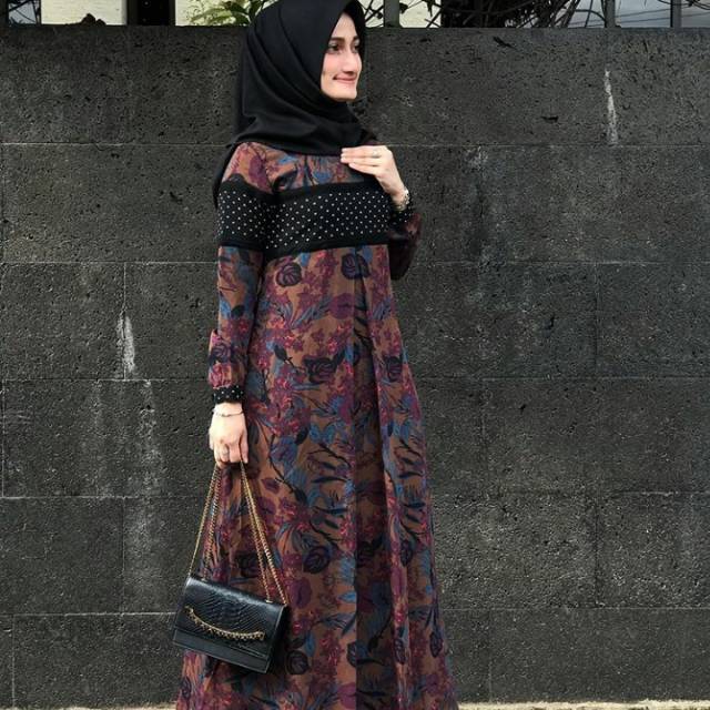Sumaya Dress Maroon by Javina