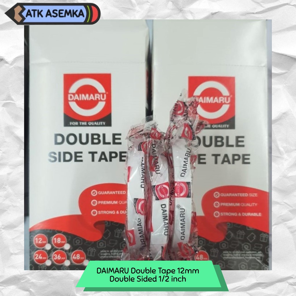 

DAIMARU Double Tape 12mm / Double Sided 1/2 inch
