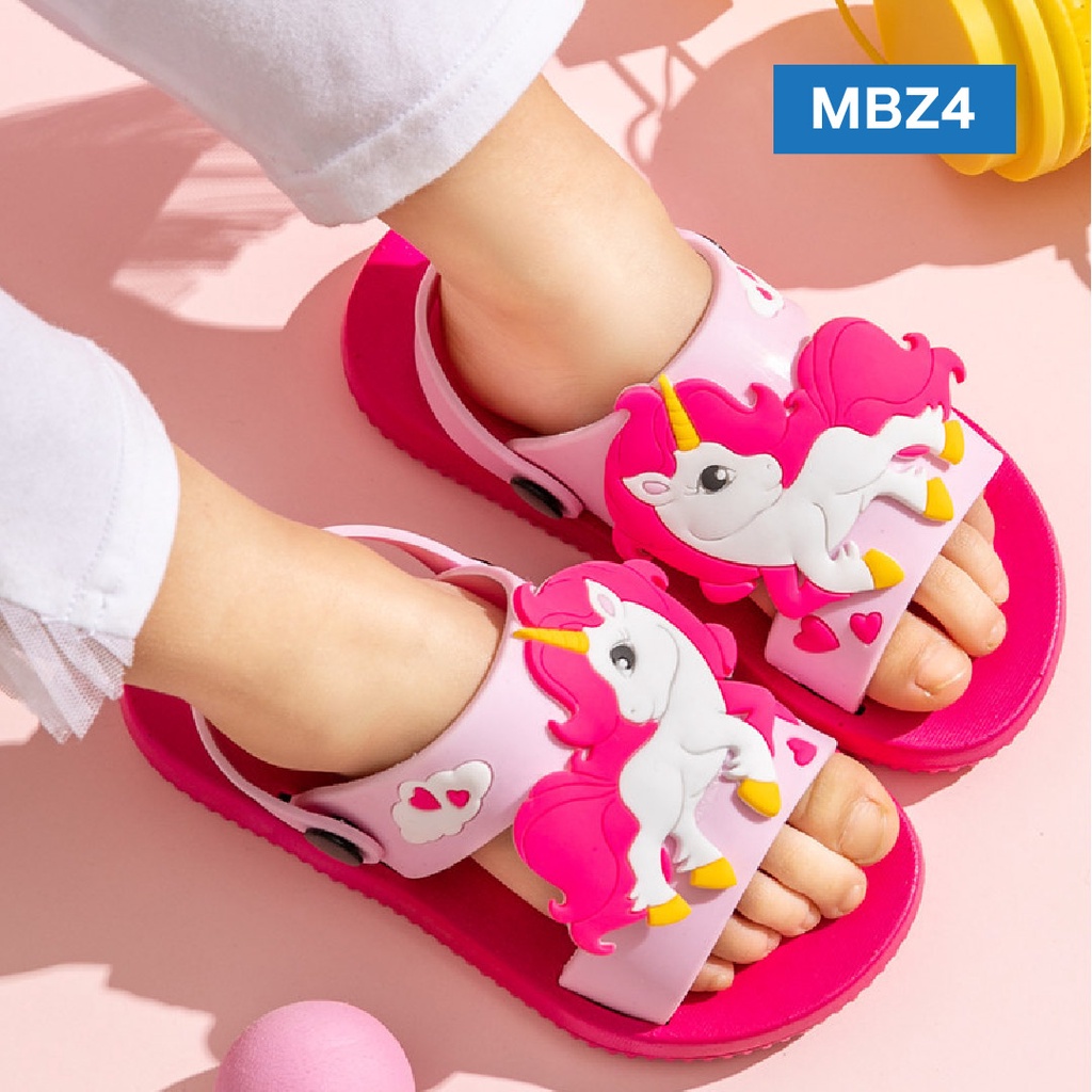 LAPAGO - Sandal Slop Anak Laki Laki Perempuan Anti Licin Karet EVA Umur 1-7 Thn Type MBZ