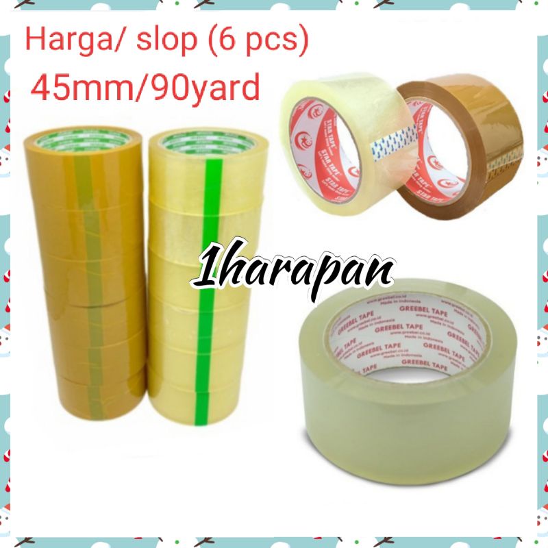 

Lakban 45mm 90 yard isolasi serbaguna lakban murah