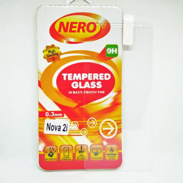TEMPERED GLASS / ANTI GORES KACA HUAWEI NOVA 2I SCREEN GUARD NERO