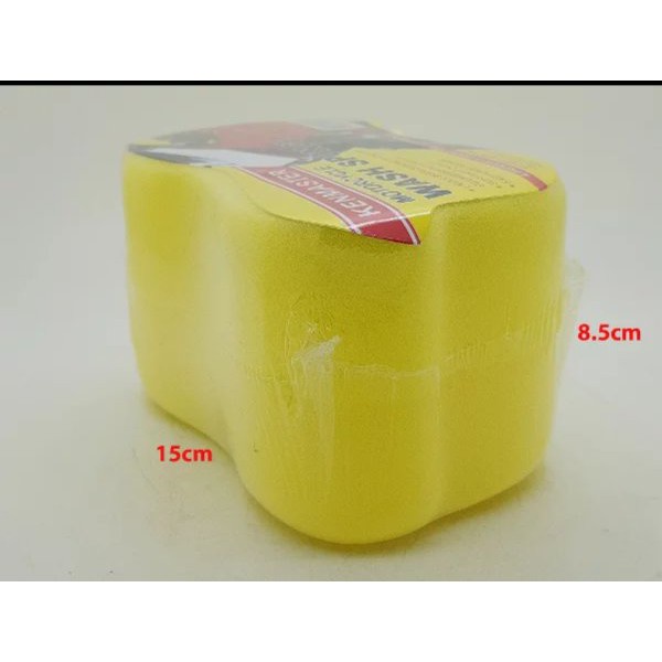 KENMASTER SPONGE BUSA CUCI MOBIL CUCI MOTOR JUMBO SIZE FOAM WASH CAR WASH SPONGE (2 pcs )